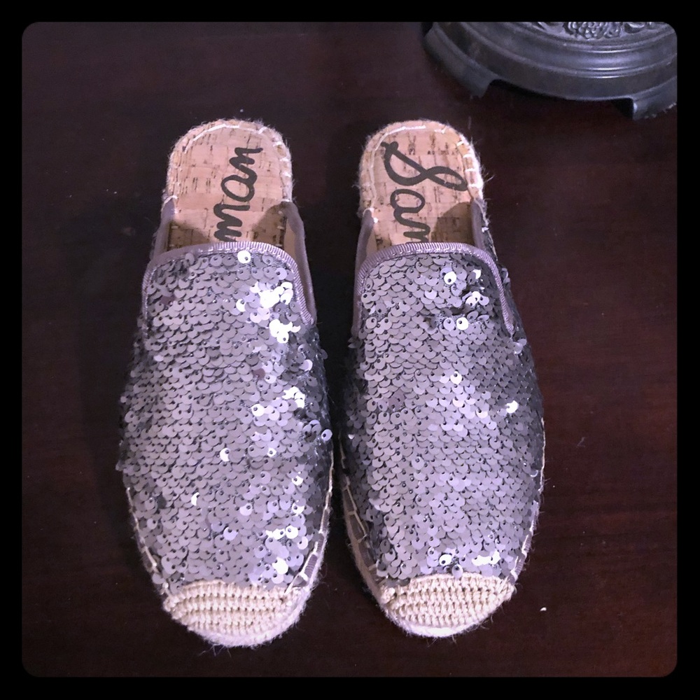 Sam Edelman sequin slip ons